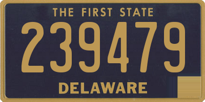 DE license plate 239479