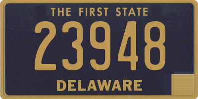 DE license plate 23948