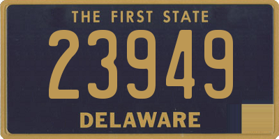 DE license plate 23949