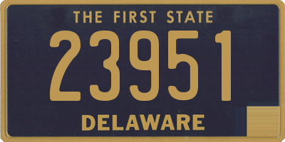 DE license plate 23951