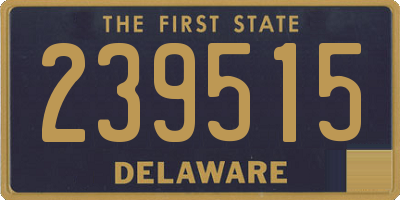 DE license plate 239515