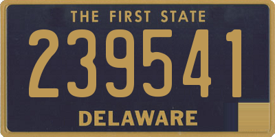 DE license plate 239541