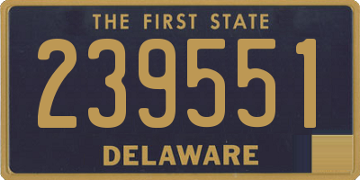 DE license plate 239551