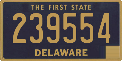 DE license plate 239554