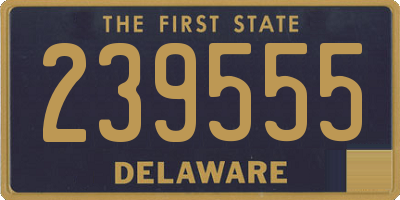 DE license plate 239555