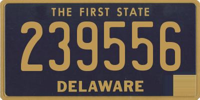 DE license plate 239556