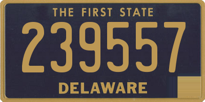 DE license plate 239557