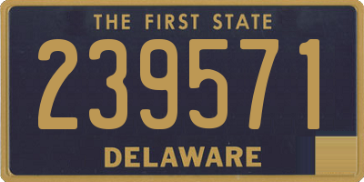 DE license plate 239571