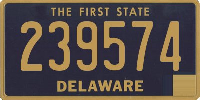 DE license plate 239574