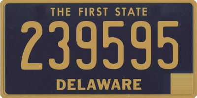 DE license plate 239595