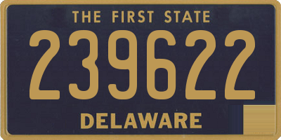 DE license plate 239622