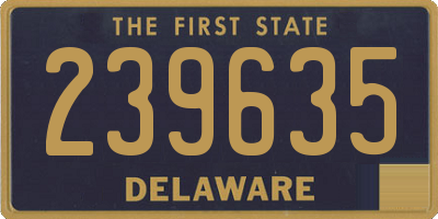 DE license plate 239635