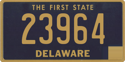 DE license plate 23964