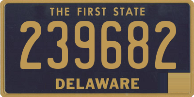 DE license plate 239682