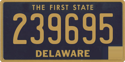 DE license plate 239695
