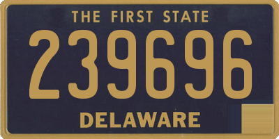 DE license plate 239696