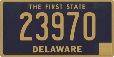 DE license plate 23970