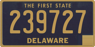 DE license plate 239727