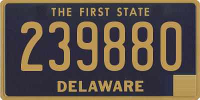 DE license plate 239880