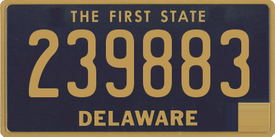 DE license plate 239883
