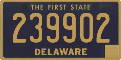 DE license plate 239902