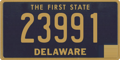 DE license plate 23991