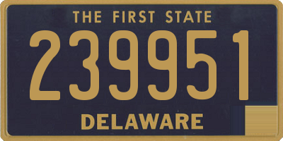 DE license plate 239951