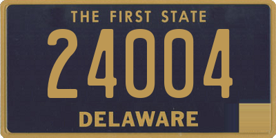 DE license plate 24004