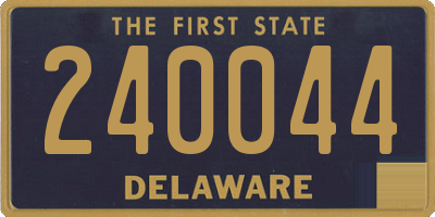 DE license plate 240044