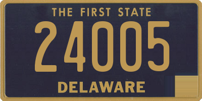 DE license plate 24005