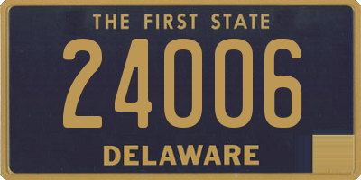 DE license plate 24006