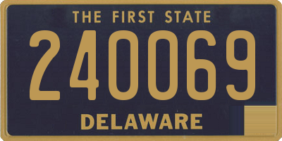 DE license plate 240069