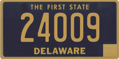 DE license plate 24009