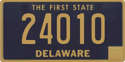 DE license plate 24010