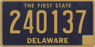 DE license plate 240137