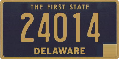 DE license plate 24014