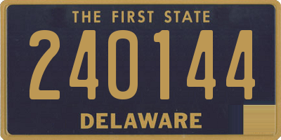 DE license plate 240144