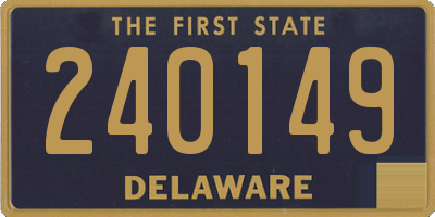DE license plate 240149