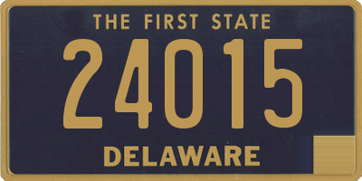 DE license plate 24015