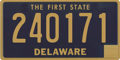 DE license plate 240171