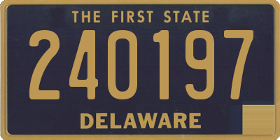 DE license plate 240197
