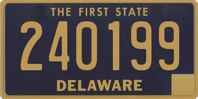 DE license plate 240199