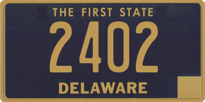 DE license plate 2402