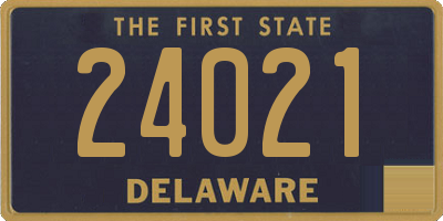 DE license plate 24021