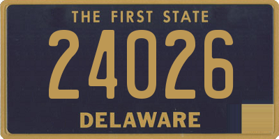 DE license plate 24026