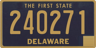 DE license plate 240271