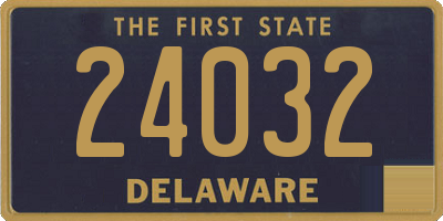 DE license plate 24032