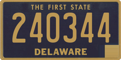 DE license plate 240344
