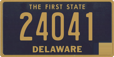 DE license plate 24041