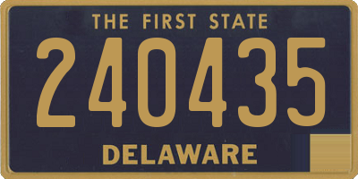 DE license plate 240435